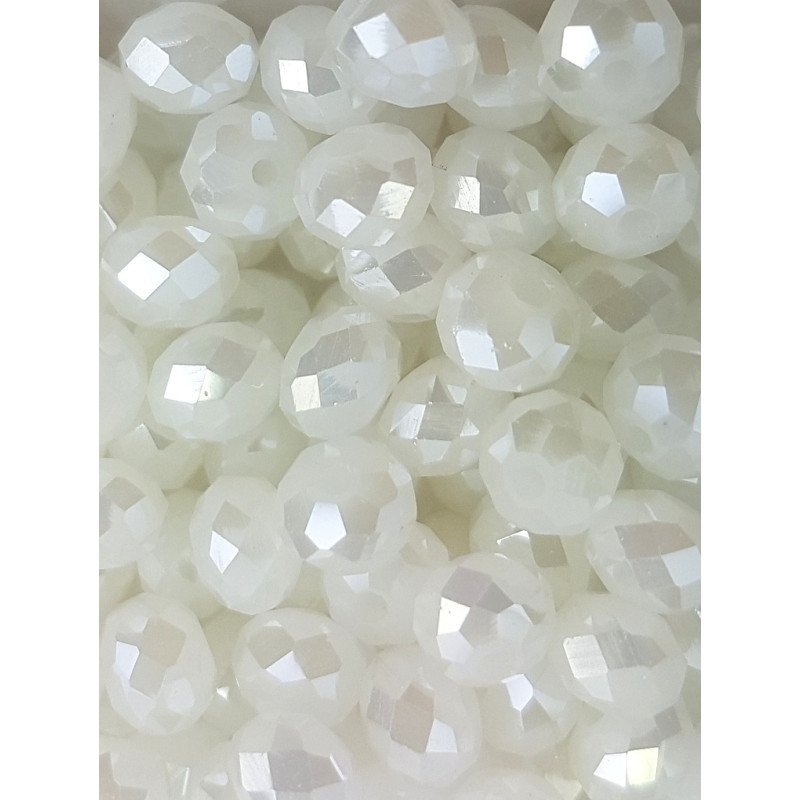 Cristalli 6 mm-CL79 Bianco ottico specchiato