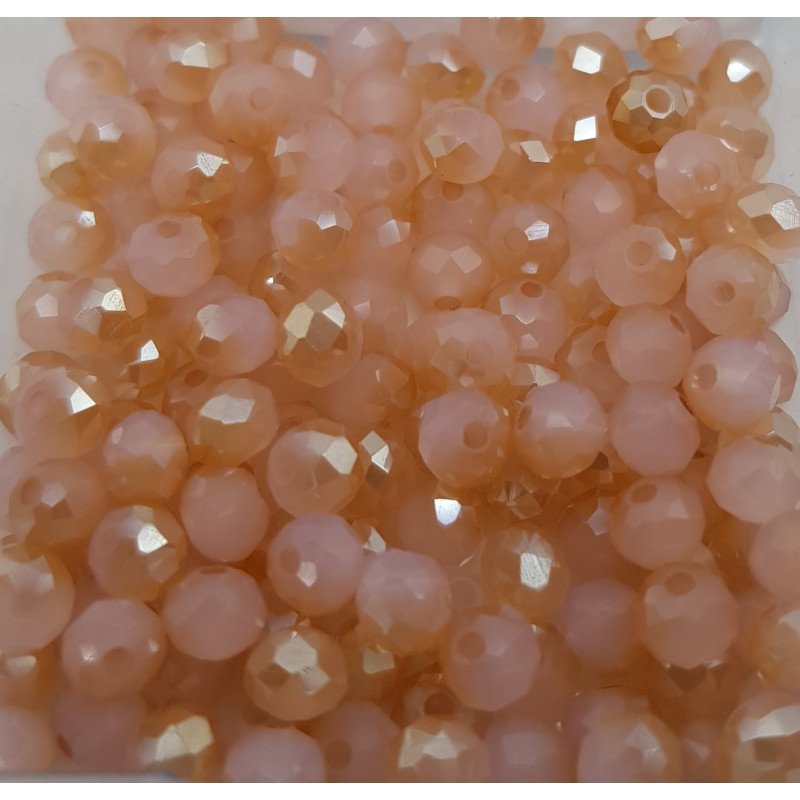 Cristalli 6 mm-120 cipria-ambra