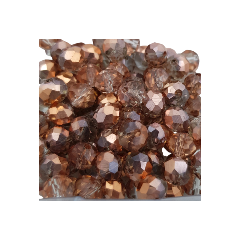 Cristalli 6 mm - CL146 Oro Rosa Metallizzato