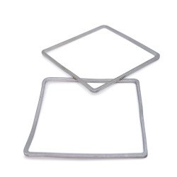 Quadrato in metallo 6pz
