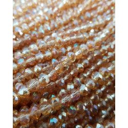 Cristalli 4 mm - SH111 Ambra specchiato