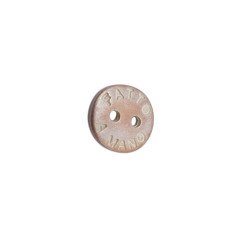 Bottone Handmade argento rosè 10mm
