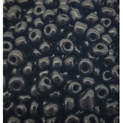 Conteria in vetro 4mm - C35 nero