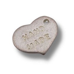 cuore made with love argento 9mm