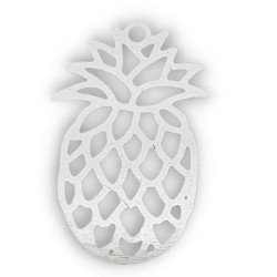 Ananas 15 mm argento
