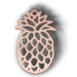 Ananas 15 mm oro rosa
