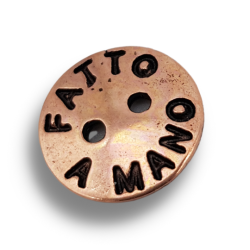 Bottone Handmade rame 13mm
