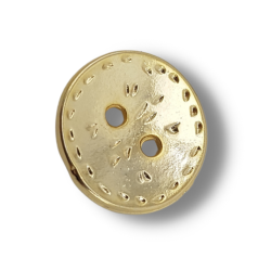 Bottone Handmade oro lucido 13mm