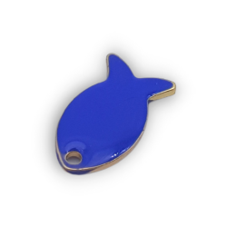 pesciolino blu 12x8mm