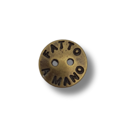 Bottone Handmade argento rosè 13mm