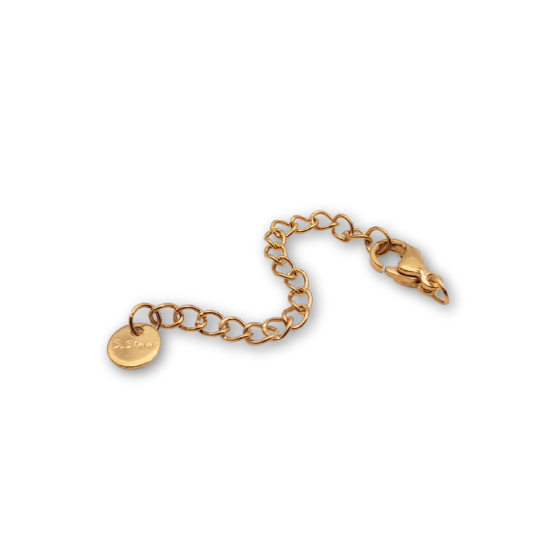 copy of set moschettoni 11mm Acciaio oro 3pz