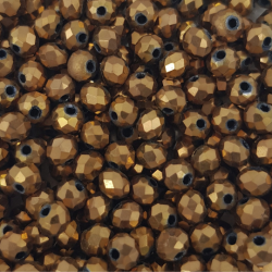 Cristalli 3,5 mm - CL47 bronzo metallizzato