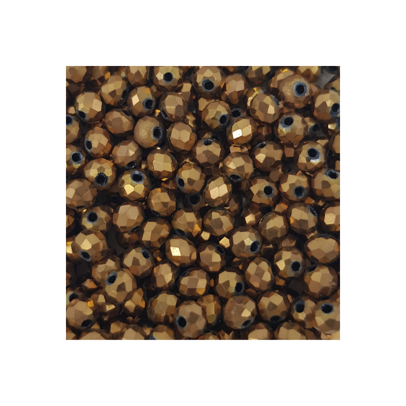 Cristalli 3,5 mm - CL47 bronzo metallizzato