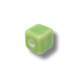 cubo di ceramica 9mm verde 1pz