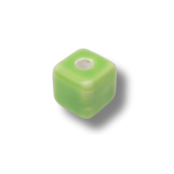 cubo di ceramica 9mm verde 1pz