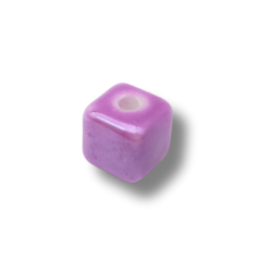 cubo di ceramica 7mm viola 1pz