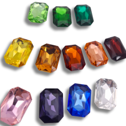 pietra crystal 25x18mm olivine