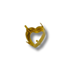 castone cuore 15x14mm