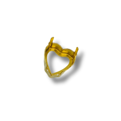 castone cuore 15x14mm