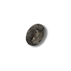 pietra ovale crystal 18x13mm black diamond