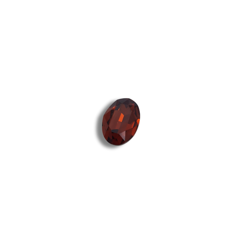pietra ovale crystal 18x13mm smoked topaz