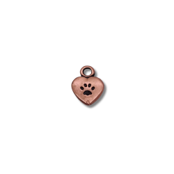 copy of cuore I LOVE MY CAT 8mm argento rosè