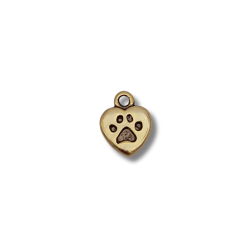 copy of cuore I LOVE MY DOG 9mm argento rosè