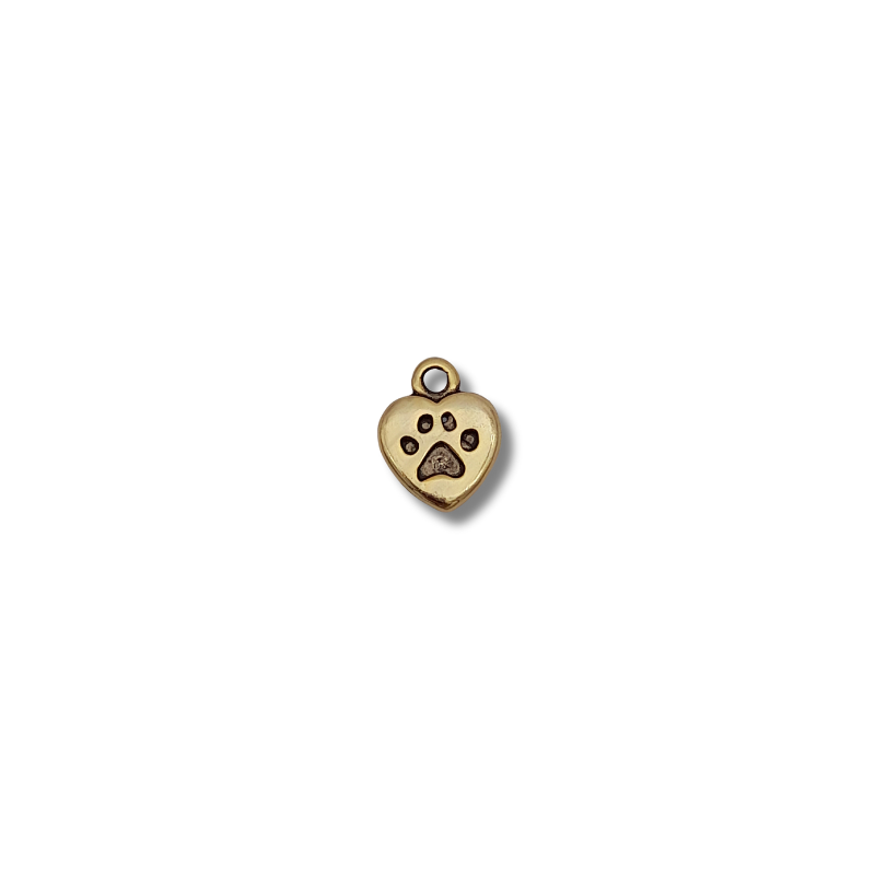 copy of cuore I LOVE MY DOG 9mm argento rosè