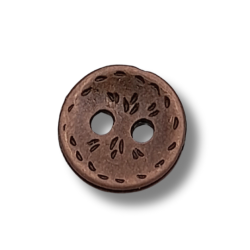 bottone handmade rame satinato 9mm