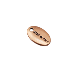 madaglietta made in italy 15x9mm oro