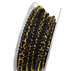 Fairy strass jet nero 20cm