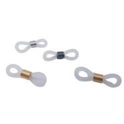 Gommino per occhiali TRASPARENTE 2pz-oro