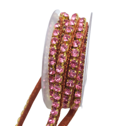 Fairy strass rose caramel 20cm