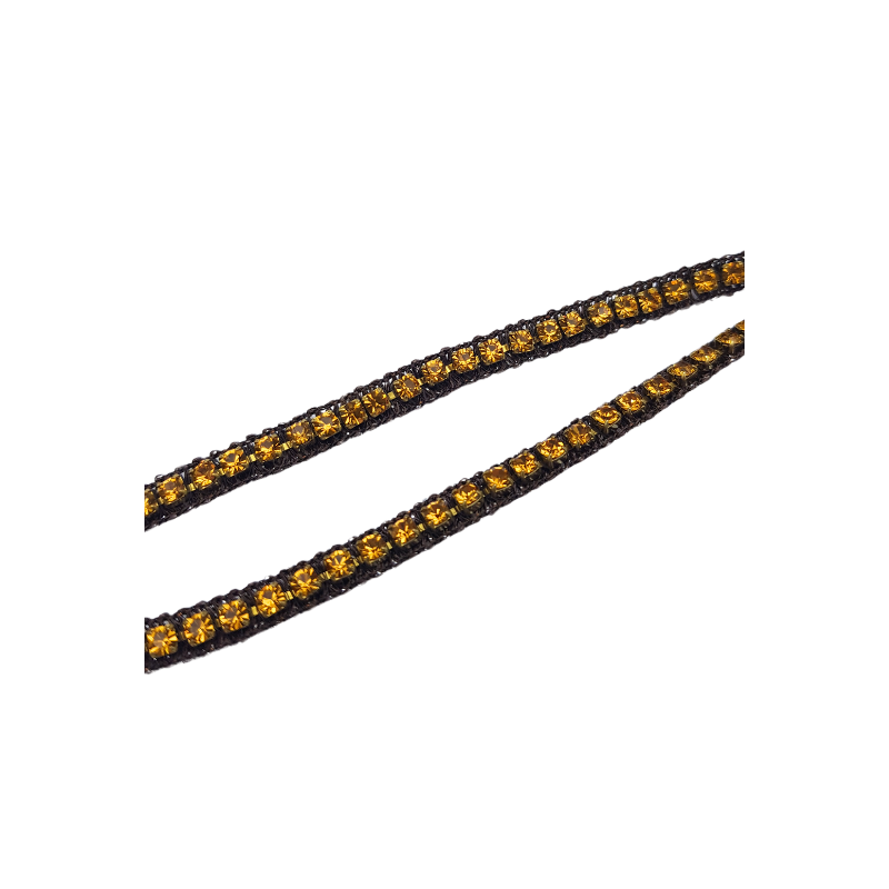 Fairy strass topazio leather 20cm