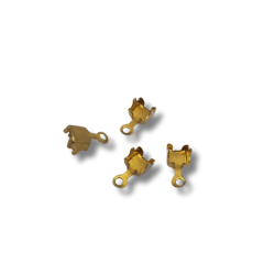 chiusura catena strass acciaio