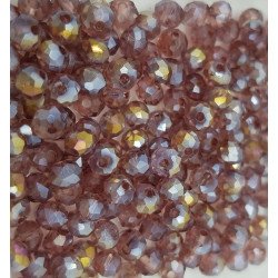 Cristalli 6 mm - 128 Viola ametista specchiato
