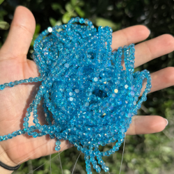 Cristalli a rondella 4mm CL9 celeste