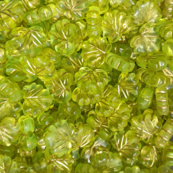 Foglioline in acrilico 11x9mm verde 1pz