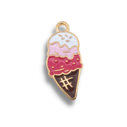 cono gelato 20x10mm FUCSIA