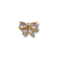 fiocco 12x10mm diamante