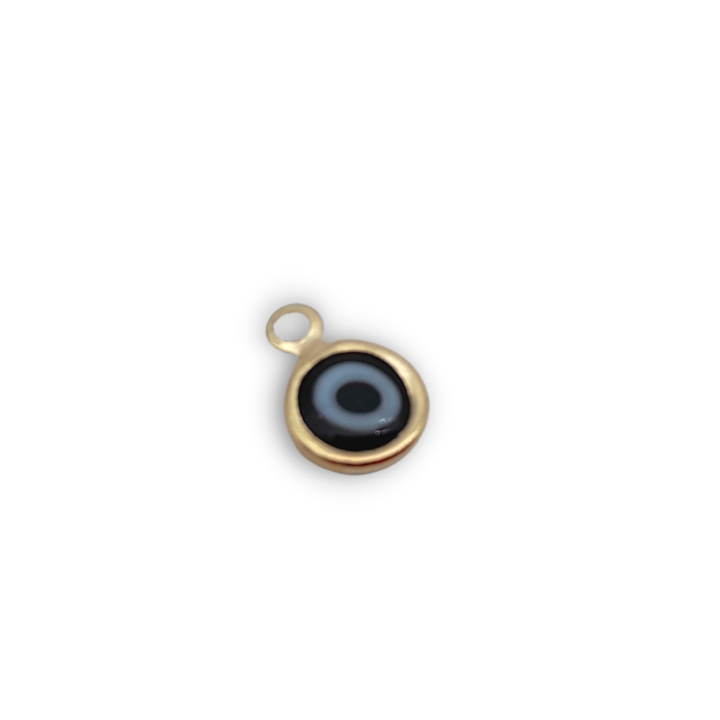 ochio di allah nero oro 6mm