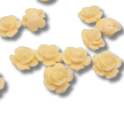 Roselline 10 mm burro 6pz
