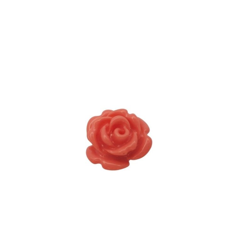 Roselline 10 mm corallo 6pz