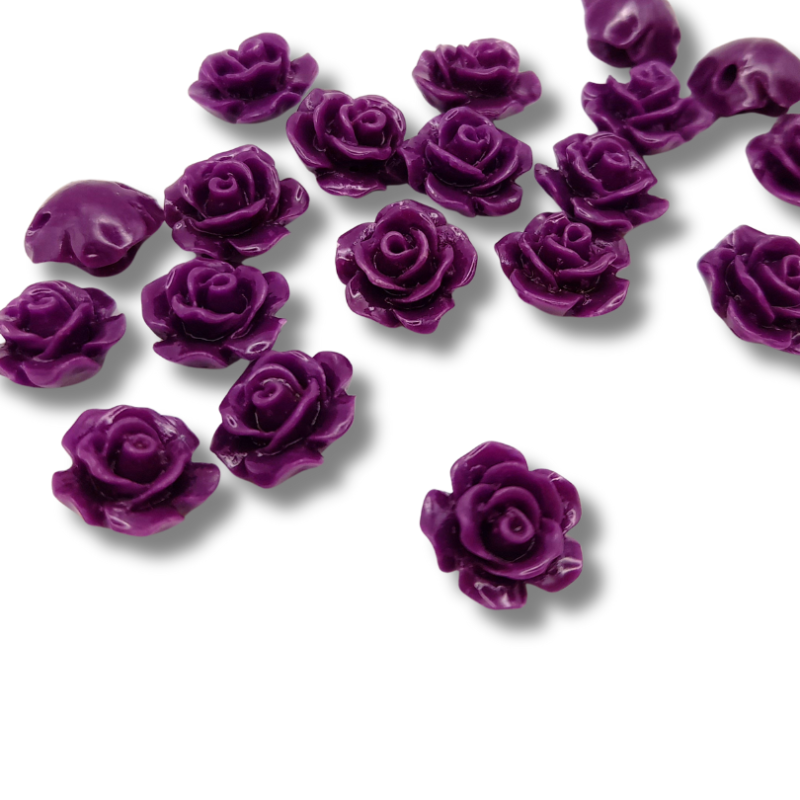 Roselline 10 mm viola 6pz