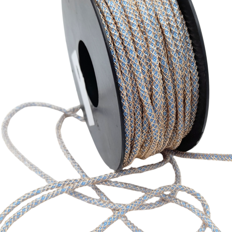 cablet 2mm dorè azzurro