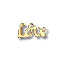 love in acciaio oro 13mm