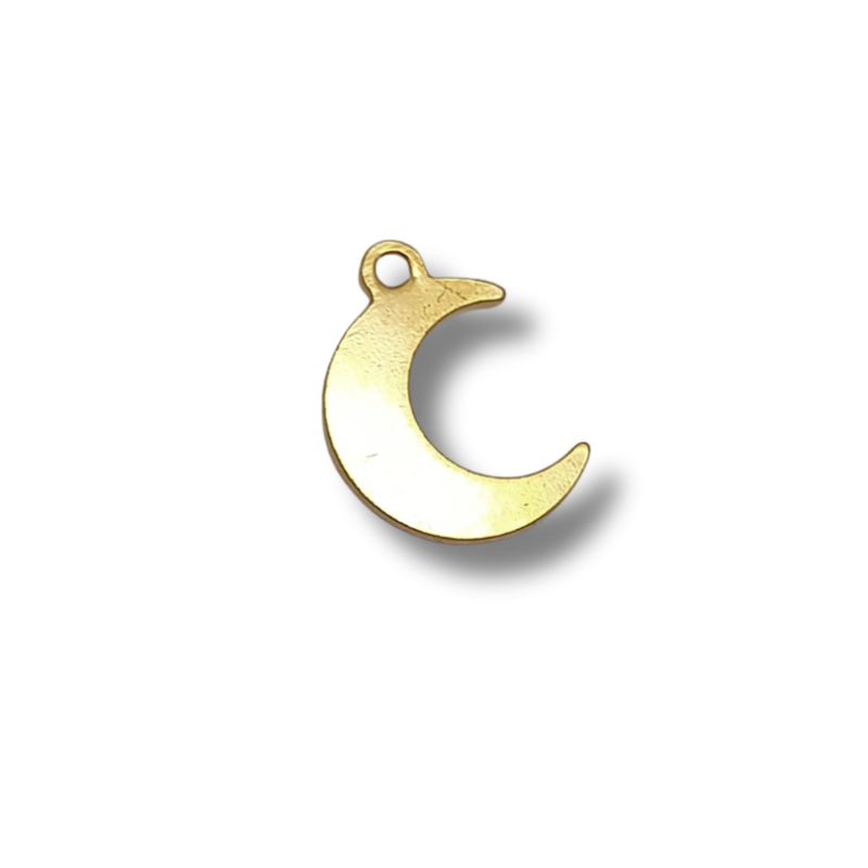 luna in acciaio oro 9mm
