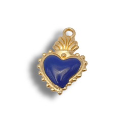 Cuore sacro blu
