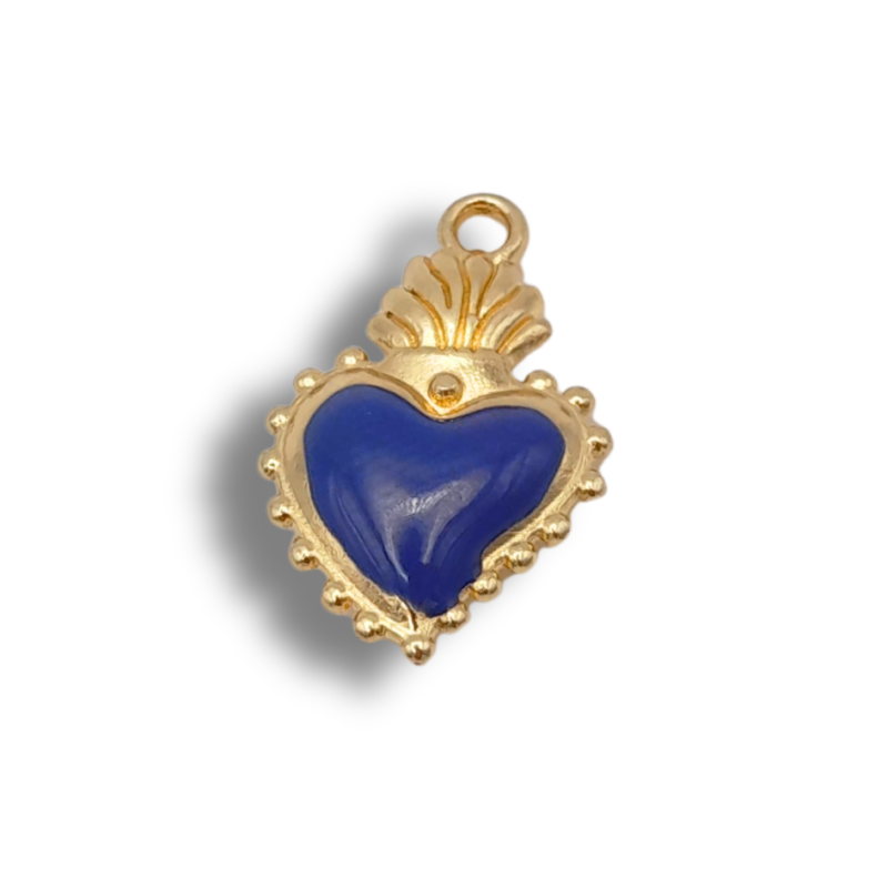 Cuore sacro blu