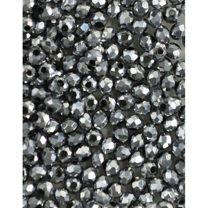 cristalli 3.5 mm- CL46 Argento metallizzato
